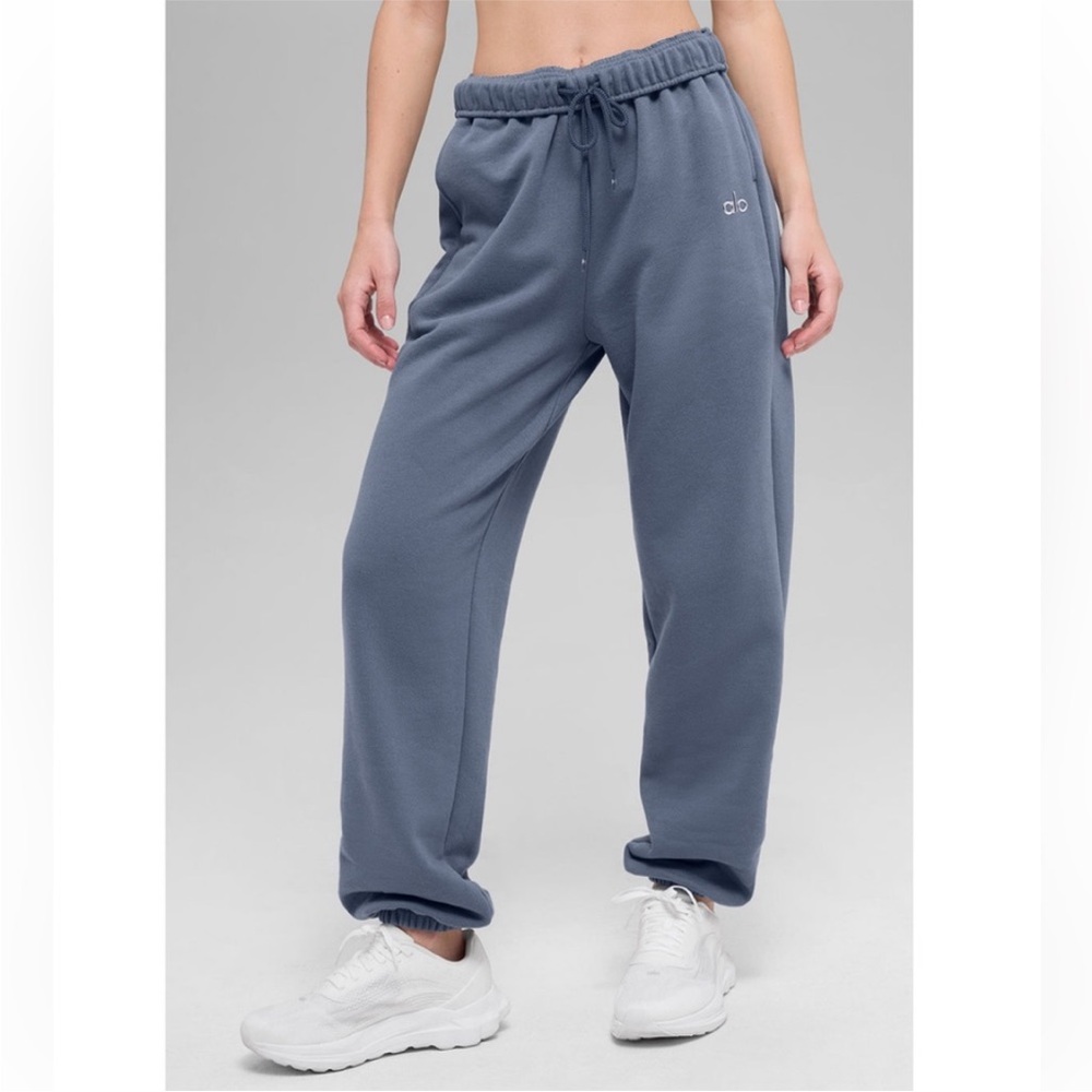 NWT XS ALO Yoga Bluestone Sweatpants - Picture 2 of 5